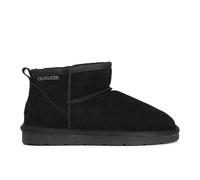 Cafe' Noir Stivaletto In Suede Con Pelo Nero - Taglia 39 Scarpe Donna Con Pelo