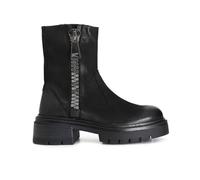 CAFèNOIR - Tronchetto Da Donna In Nabuk Con Maxi Zip, Da Donna, Colore Nero, Taglia 40