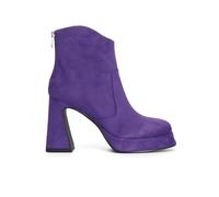 CAFèNOIR - Tronchetto Donna In Microfibra Con Cerniera, Da Donna, Colore Viola, Taglia 40