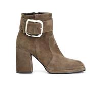 CAFèNOIR - Tronchetto Donna In Pelle Scamosciata Con Fibbia, Da Donna, Colore Taupe, Taglia 38