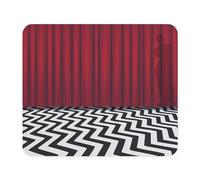 CafePress, tappetino per il mouse in gomma antiscivolo, motivo Loggia nera di Twin Peaks, tappetino per il mouse per il gioco