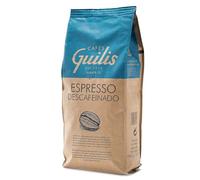 CAFES GUILIS DESDE 1928 AMANTES DEL CAFE Caffè Decaffeinato Intenso in Grani - 1kg - Miscela Naturale 100% - Aroma Ricco e Corposo - Senza Caffeina - Ideale per Espresso e Macchine da Caffè