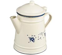 IBILI 918710 CAFETERA CONICA Sena 1 LT, Stainless Steel, Bianco/Blu