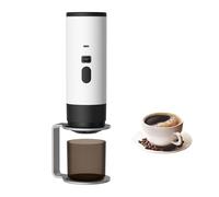 Cafetera Eléctrica Portátil con Autocalentamiento Y Batería Recargable USB-C, 18650/2600 mAh*3 Y 80 Segundos De Extracción para Viajes, Coche Y Oficina.