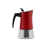 Cafetera express HOLA color Rojo en acero inox, 9