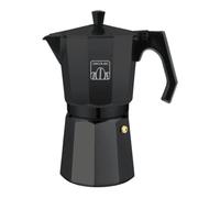 Cecotec Caffettiera Italiana Moka Express Cumbia Mokclassic 600 Black, 300 ml, in Alluminio con Capacità per 6 Tazze di Caffè in Colore Nero, Adatta a Tutti i Tipi di Cucine e Facile da Pulire