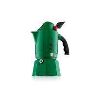 Cafetera Moka Bialetti Moka Break Alpina 3 tazze alluminio verde