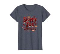 Cafeterias Sloppy Joe Specialist, Divertente Regalo per Amanti del Cibo Maglietta, Donna, Pervinca, 3XL
