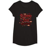 Cafeterias Sloppy Joe Specialist, Divertente Regalo per Amanti del Cibo Maglietta, Ragazze, Nero, S