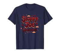 Cafeterias Sloppy Joe Specialist, Divertente Regalo per Amanti del Cibo Maglietta, Uomo, Navy, XXL