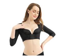 CAFETU Shaper per braccio da ragazza per donna, maniche a compressione più sottili dopo l'intervento chirurgico, nero