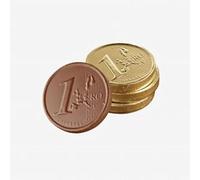 CAFFAREL 1 KG Monete 1 euro puro cioccolato al latte GLUTEN FREE