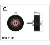 CAFFARO 01-03 Galoppino/Guidacinghia, Cinghia Poly-V per MERCEDES-BENZ,MULTICAR,