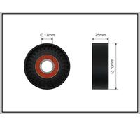 CAFFARO 01-98 Rullo tenditore, Cinghia Poly-V per CHEVROLET,OPEL