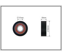 CAFFARO 04-00 Rullo tenditore, Cinghia Poly-V per FORD,JAGUAR