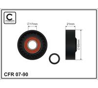 CAFFARO 07-90 Rullo tenditore, Cinghia Poly-V per FORD,VOLVO