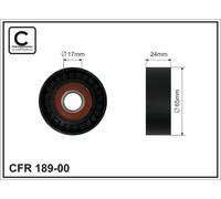 CAFFARO 189-00 Rullo tenditore, Cinghia Poly-V per AUDI,SEAT,SKODA,VW