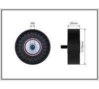 CAFFARO 200-98 Rullo tenditore, Cinghia Poly-V per BMW