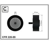 CAFFARO 226-99 Galoppino/Guidacinghia, Cinghia Poly-V per BMW