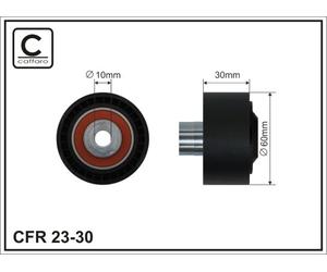 CAFFARO 23-30 Galoppino/Guidacinghia, Cinghia Poly-V per CITROËN,FORD,MAZDA,PEUG
