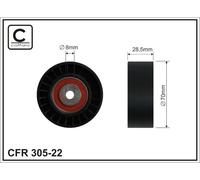CAFFARO 305-22 Galoppino/Guidacinghia, Cinghia Poly-V per FORD,JEEP,ROVER