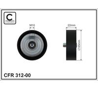 CAFFARO 312-00 Galoppino/Guidacinghia, Cinghia Poly-V per HYUNDAI,KIA