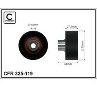 CAFFARO 325-119 Galoppino/Guidacinghia, Cinghia Poly-V per CITROËN,PEUGEOT