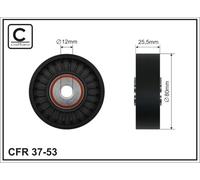 CAFFARO 37-53 Galoppino/Guidacinghia, Cinghia Poly-V per SAAB