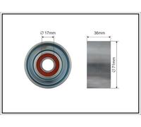 CAFFARO 429-00 Rullo tenditore, Cinghia Poly-V per MAZDA
