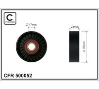CAFFARO 500052 Rullo tenditore, Cinghia Poly-V per LAND ROVER,VOLVO