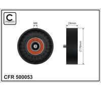 CAFFARO 500053 Galoppino/Guidacinghia, Cinghia Poly-V per LAND ROVER,VOLVO