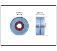 CAFFARO 500083 Rullo tenditore, Cinghia Poly-V per ALFA ROMEO,CADILLAC,CHEVROLET