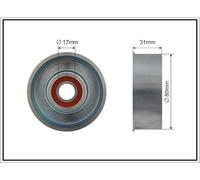 CAFFARO 500085 Rullo tenditore, Cinghia Poly-V per NISSAN,RENAULT