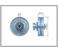 CAFFARO 500175 Rullo tenditore cinghia Poly-V 70mm per CHEVROLET SPARK (M300)
