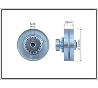 CAFFARO 500175 Rullo tenditore, Cinghia Poly-V per CHEVROLET