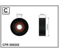 CAFFARO 500202 Rullo tenditore, Cinghia Poly-V per AUDI,SEAT,SKODA,VW