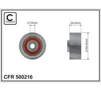 CAFFARO 500216 Galoppino/Guidacinghia, Cinghia dentata per AUDI