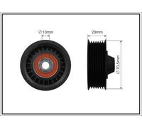 CAFFARO 500250 Galoppino/Guidacinghia, Cinghia Poly-V per DACIA,RENAULT