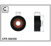CAFFARO 500359 Rullo tenditore, Cinghia Poly-V per MAZDA