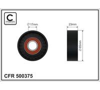 CAFFARO 500375 Rullo tenditore, Cinghia Poly-V per VOLVO