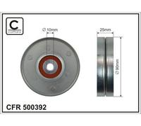 CAFFARO 500392 Galoppino guidacinghia cinghia Poly-V 90mm per JEEP CHEROKEE (XJ)