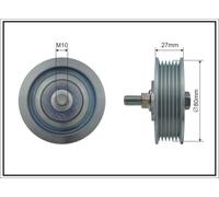 CAFFARO 500407 Galoppino/Guidacinghia, Cinghia Poly-V per TOYOTA