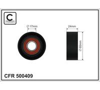 CAFFARO 500409 Rullo tenditore, Cinghia Poly-V per AUDI,SEAT,SKODA,VW