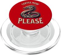 Caffè adesso, per favore, Dragon PopSockets PopGrip per MagSafe