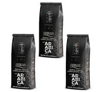 CAFFE' AIELLO 100% ARABICA - 3X250 Gr Soft Pack - Tostatura Media 100% ARABICA - Macinato - In Atmosfera Protettiva - Intensità 6/10