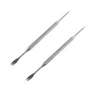 Caffè Arte Penna 2 pezzi di accessori for l'arte del caffè, strumenti for decorare il, kit professionale for disegnare la schiuma latte per la Cucina(Silver)