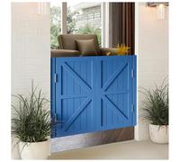 caffè Bar Saloon Door,Porte Oscillanti, Porta a Battente per Interni, Porte robuste for Saloon,for corridoio, dispensa, Cucina,Blu,140x90cm