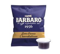 CAFFÈ BARBARO 100 Capsule Compatibili Con Macchine a Marchio Fior Fiore®* Martello®* Miscela Dolce, Cremoso, Cioccolattoso Blu