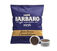 Caffè Barbaro 200 Capsule Compatibili con Macchine a Marchio Lavazza® Point® Miscela Dolce, Cremoso, Cioccolattoso