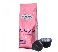 CAFFE' BARBARO Napoli 100 capsule caffè compatibili con macchine Dolce Gusto® Super cremoso Miscela per Lei Rosa